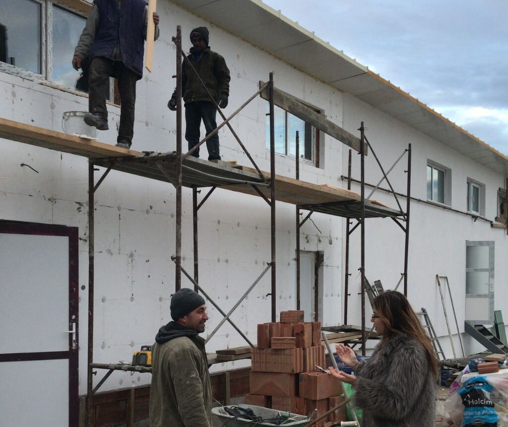 muncitori straini in Romania pe santieree